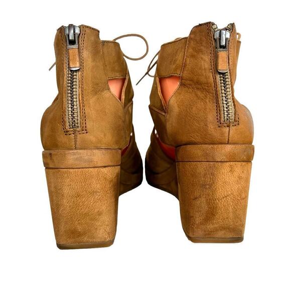 EILEEN FISHER Dibs 3 Inch Wedge Sandal in Tan Women's Size 9.5 - Picture 8 of 11